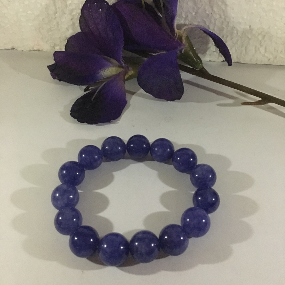 PURPLE JADE BRACELET
